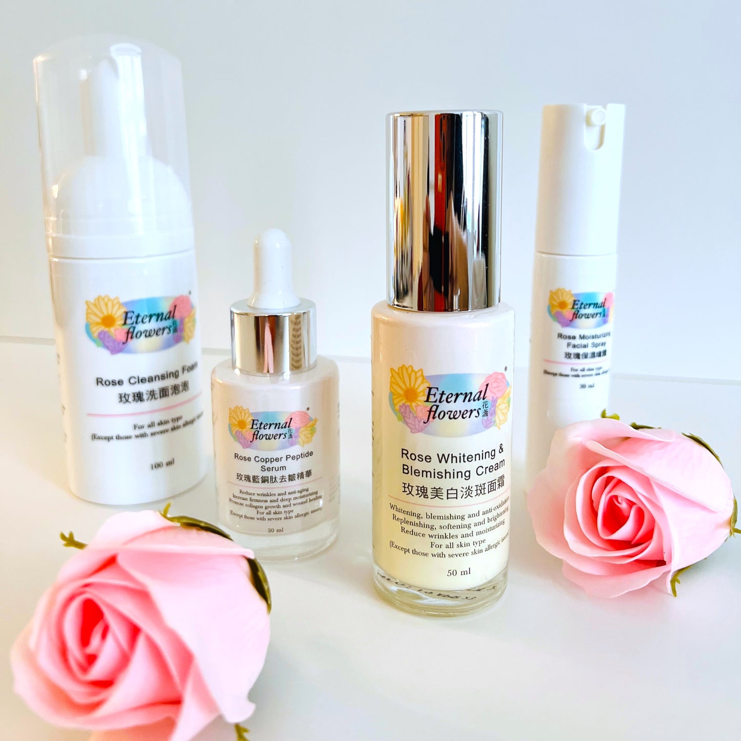 Anti Aging & wrinkling Moisturizing Rose Set