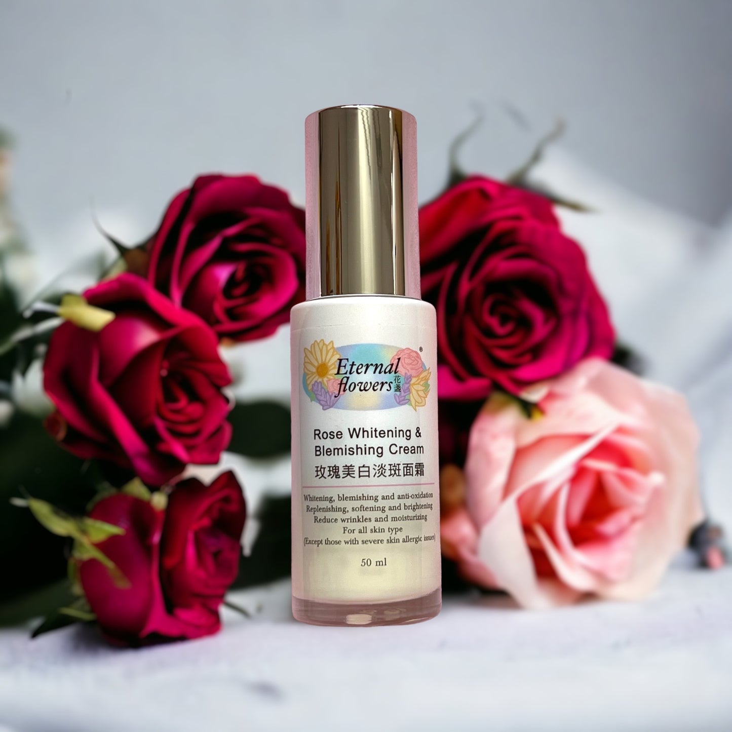 Rose Whitening Moisturizing Cream