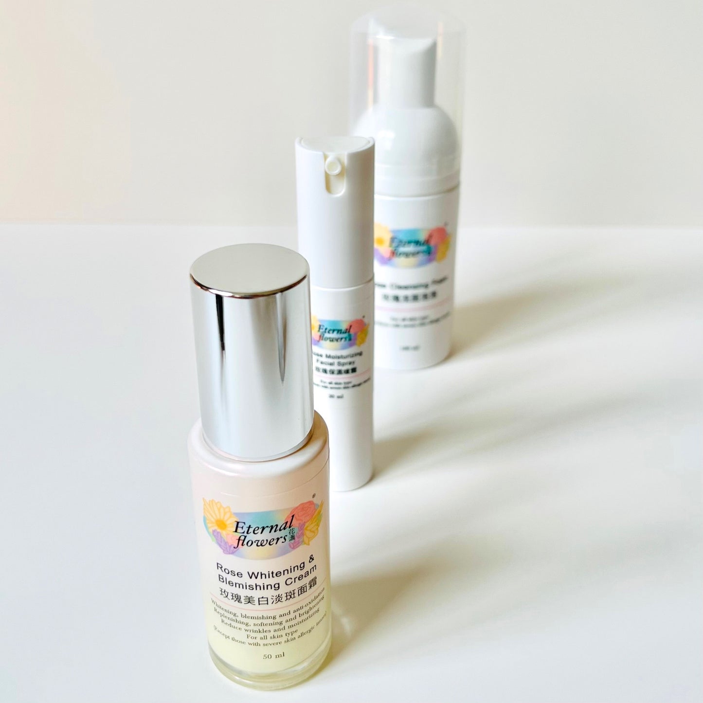 Whitening Blemishing & Brightening Rose Set