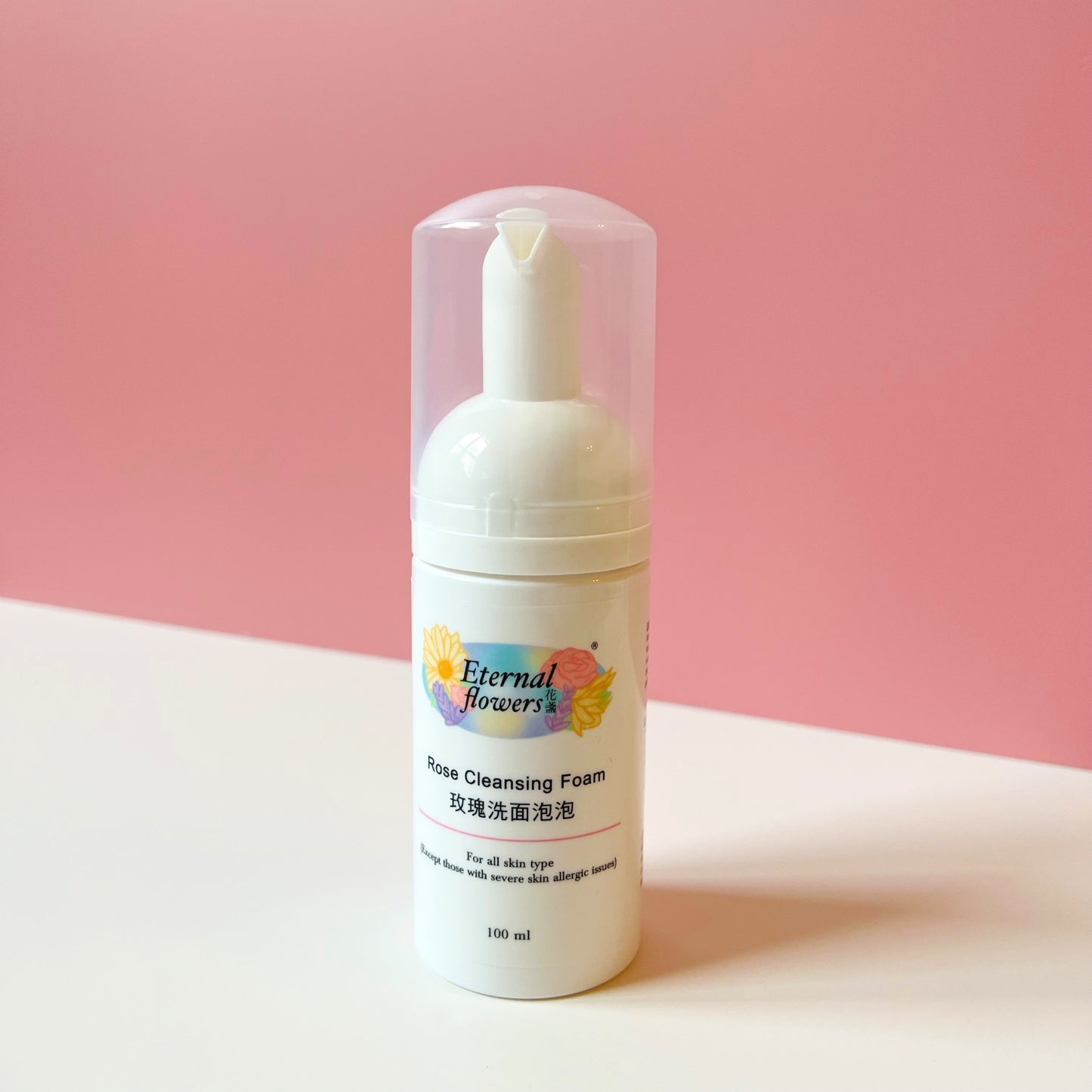 Rose Facial Cleansing Foam